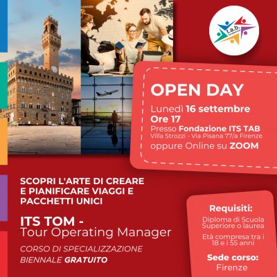 Open Day nuovi corsi a Firenze -16 settembre